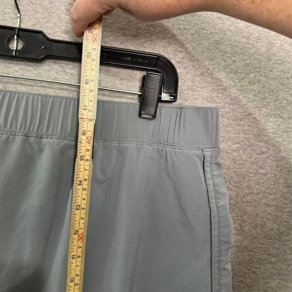 Athleta Gray‎ Athletic Skort Womens XL Built-In Shorts Zip Pocket Active Tennis